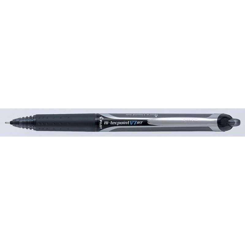 Rollerpen, Pilot Hi-tecpoint, V7 RT, 0,4MM, sort, Units 12