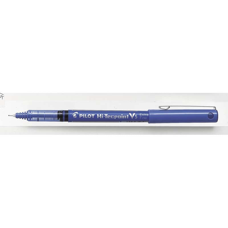 Rollerpen, Pilot Hi-tecpoint, BX-V5, 0,5MM, blå, Units 12