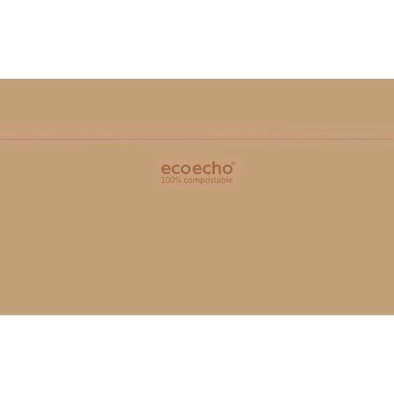 Frokostserviet, Duni, Ecoecho, 1 lag, tissue, brun, 330mmx330mm, karton a 4500 stk