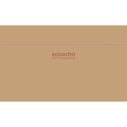 Frokostserviet, Duni, Ecoecho, 1 lag, tissue, brun, 330mmx330mm, karton a 4500 stk