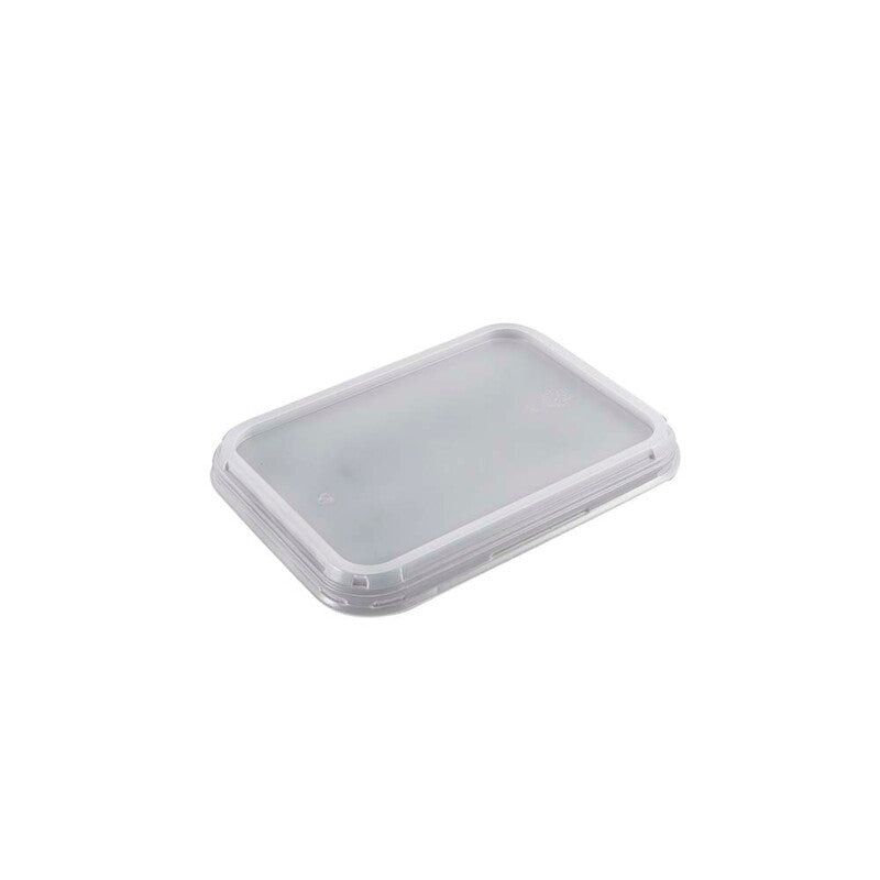 Låg t/plastbakke, Færch, M 5187, Rektangulær, 192x142x16mm, PP, transparent, karton a 500 stk
