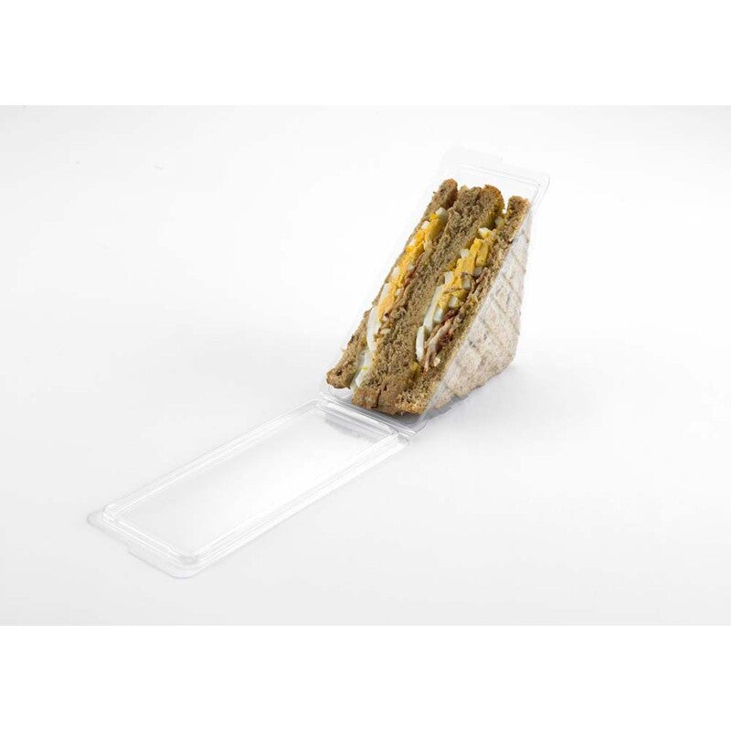 Plastbakke, Plus Pack, Rektangulær, 185x78x85mm, PET, transparent, karton a 500 stk