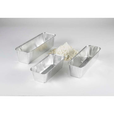 Foliebakke, Plus Pack, 1-Compartments, Rektangulær, 2050 ml, 337x106x80mm, aluminium, aluminium, pakke a 50 stk