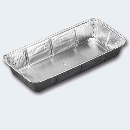 Foliebakke, Plus Pack, 1-Compartments, Rektangulær, 1000 ml, 266x131x39mm, aluminium, aluminium, pakke a 100 stk