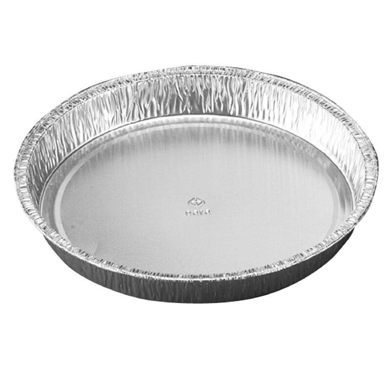 Foliebakke, Plus Pack, Rund, 600 ml, Ø 195, højde 25, aluminium, aluminium, pakke a 100 stk, 1-Compartments