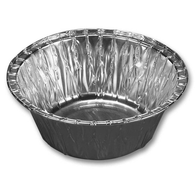 Foliebakke, Plus Pack, Rund, 350 ml, Ø 127, højde 47, aluminium, aluminium, pakke a 100 stk, 1-Compartments