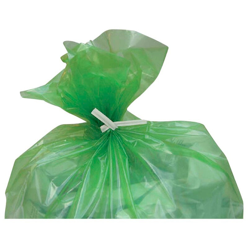 Plastclips, 60 mm, metal, hvid, pakke a 100 stk, Twist-ties