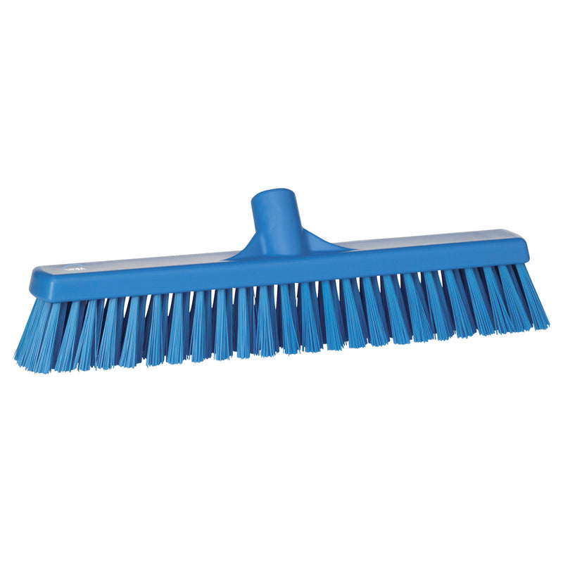 Fejekost, Vikan, broom soft/stiff, blå, x410mm