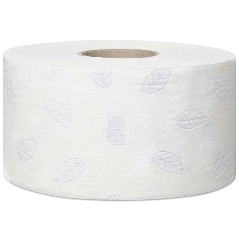 Toiletpapir Jumbo, Tork, Premium, Jumbo mini T2, hvid x 120.00m, kasse a 12 ruller, FSC Mix Credit