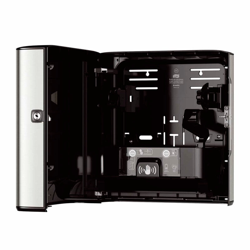 Papirhåndklæde dispenser, Tork, H1, Matic Sensor Rust free, rustfrit stål