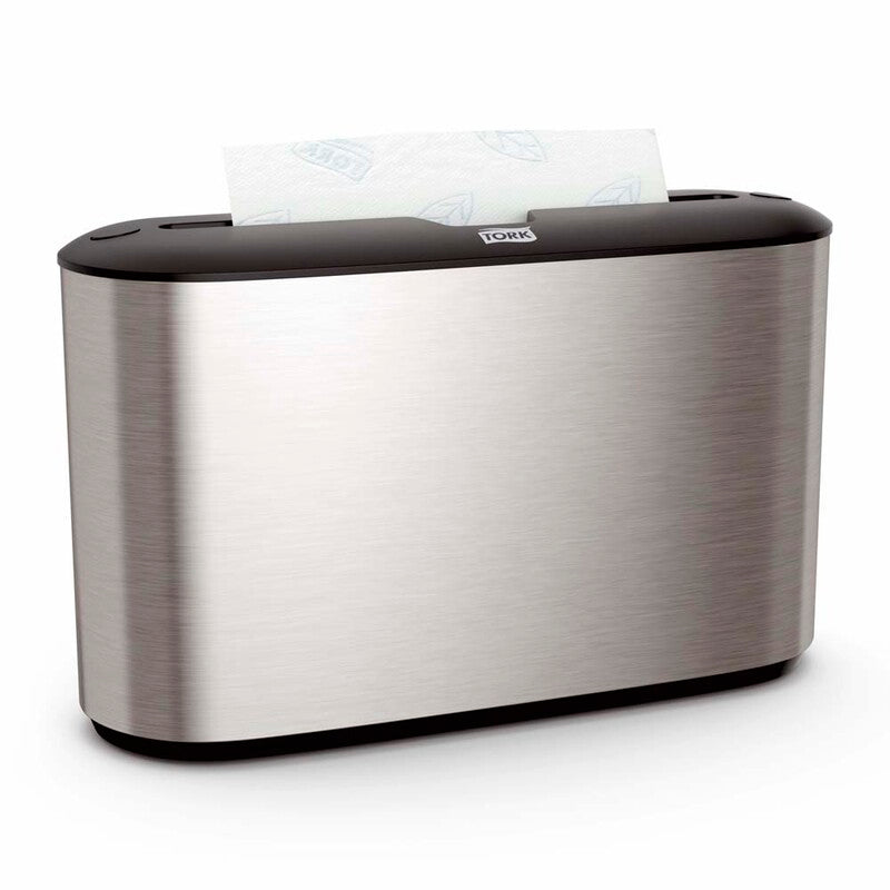 Papirhåndklæde dispenser, Tork, H2, Rust free, rustfrit stål