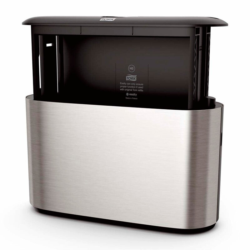 Papirhåndklæde dispenser, Tork, H2, Rust free, rustfrit stål