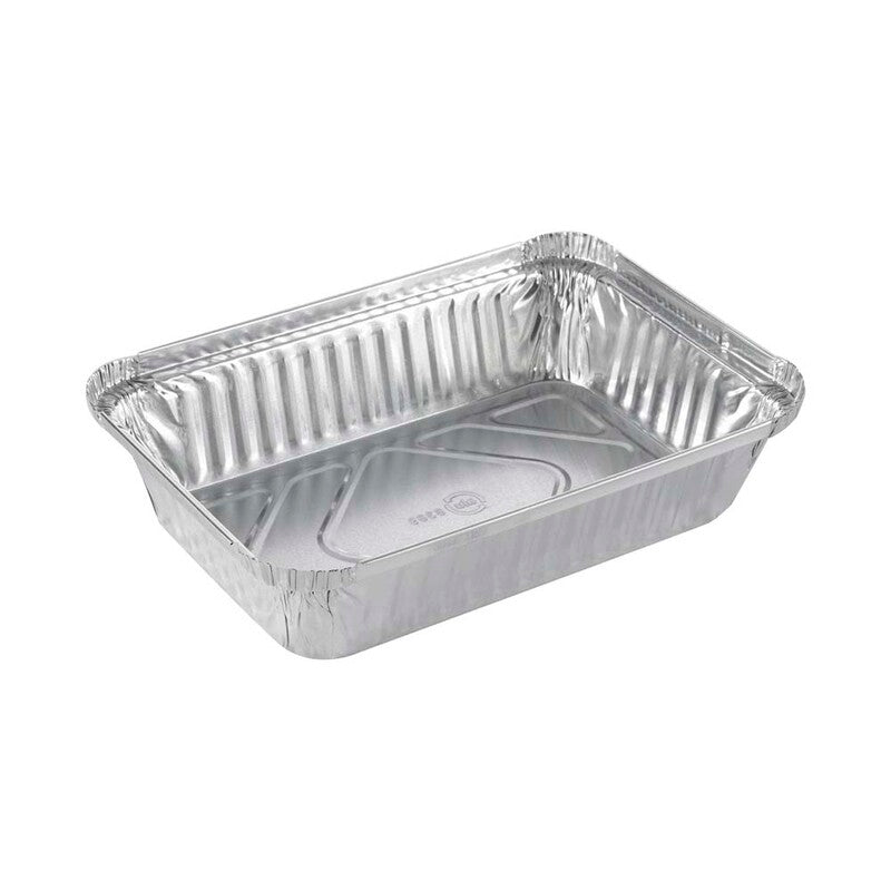 Foliebakke, Plus Pack, 1-Compartments, Rektangulær, 890 ml, 207x141x41mm, aluminium, aluminium, pakke a 100 stk