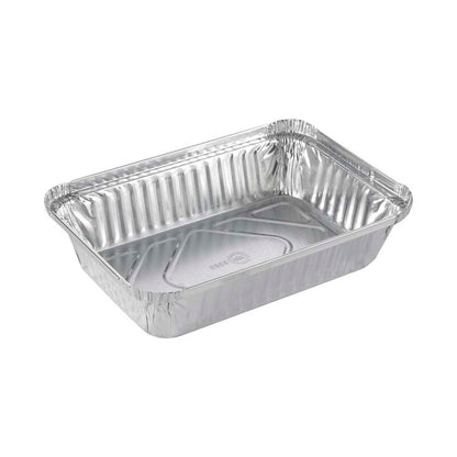 Foliebakke, Plus Pack, 1-Compartments, Rektangulær, 890 ml, 207x141x41mm, aluminium, aluminium, pakke a 100 stk