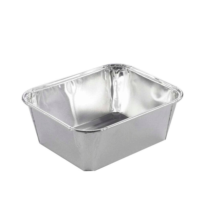 Foliebakke, Plus Pack, 1-Compartments, Rektangulær, 340 ml, 118x98x43mm, aluminium, aluminium, pakke a 100 stk