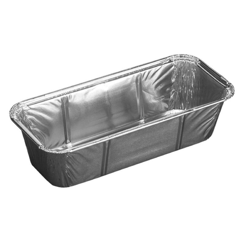 Foliebakke, Plus Pack, Rektangulær, 610 ml, 204x92x49mm, aluminium, aluminium, pakke a 100 stk
