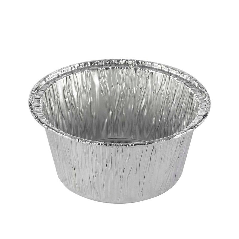Foliebakke, Plus Pack, Rund, 106 ml, Ø 80, højde 35, aluminium, aluminium, pakke a 100 stk, 1-Compartments