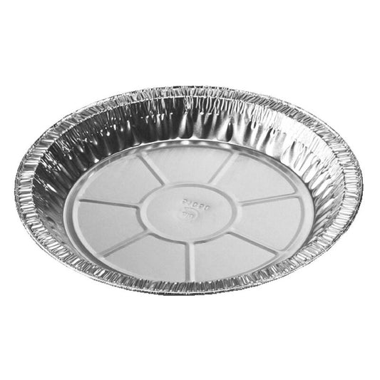 Foliebakke, Plus Pack, Rund, 410 ml, Ø 203, højde 20, aluminium, aluminium, pakke a 100 stk, 1-Compartments