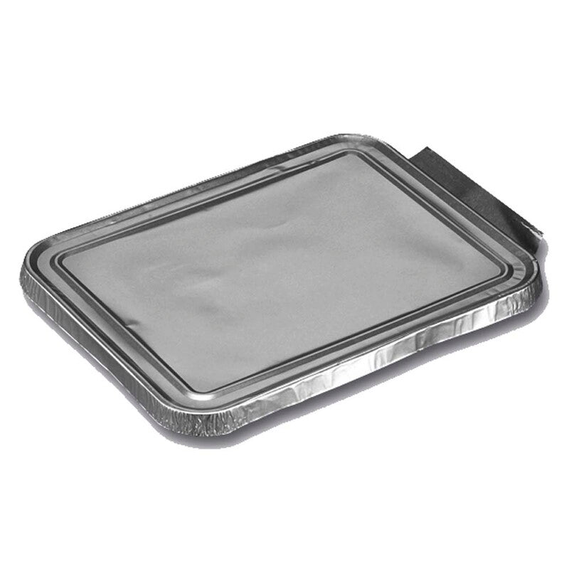 Låg t/foliebakke, Plus Pack, Rektangulær, aluminium, aluminium, pakke a 1000 stk