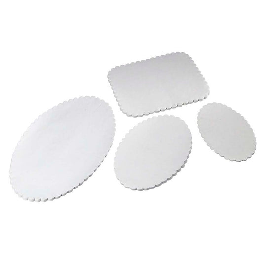 Fadpapir, Stykke, 40 g/m2, 330 x 500 mm, præget papir, hvid, almindelig, pakke a 500 stk, Fødevaregodkendt