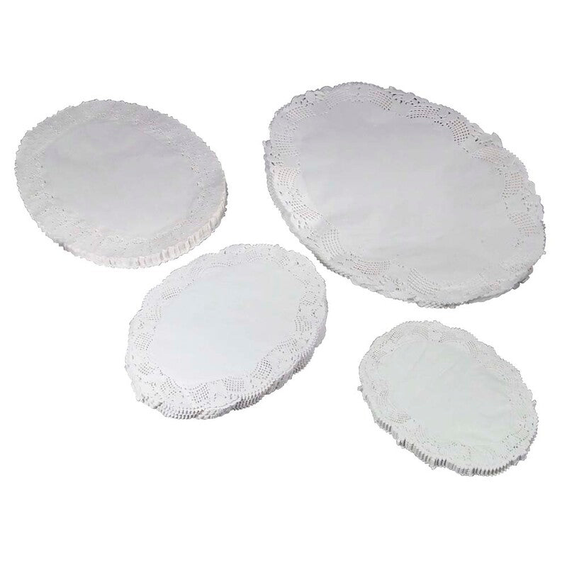 Kagepapir, Stykke, 40 g/m2, 300 x 400 mm, præget papir, hvid, almindelig, pakke a 500 stk, Fødevaregodkendt