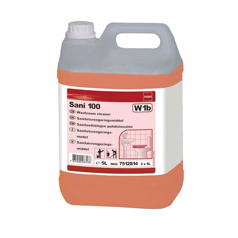 Sanitetsrengøring, Diversey, Taski, SANI 100, 5 l