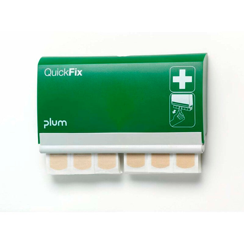 Plaster, Plum, Dispenser w/Elastic, Polyacryle, grøn
