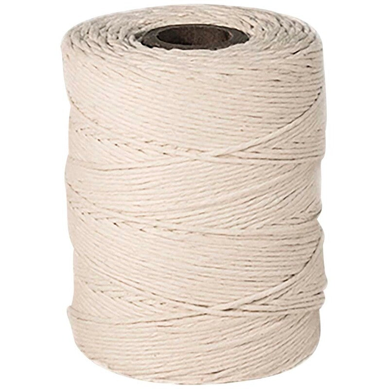 Snor, 1,2 mm, rullelængde: 225.00 m, 100 % bomuld, gul, brudstyrke Resistant to 18,5 kg, Rulle, rullevægt: 0.30 kg, pakke a 1 rulle, Binder twine 2/6
