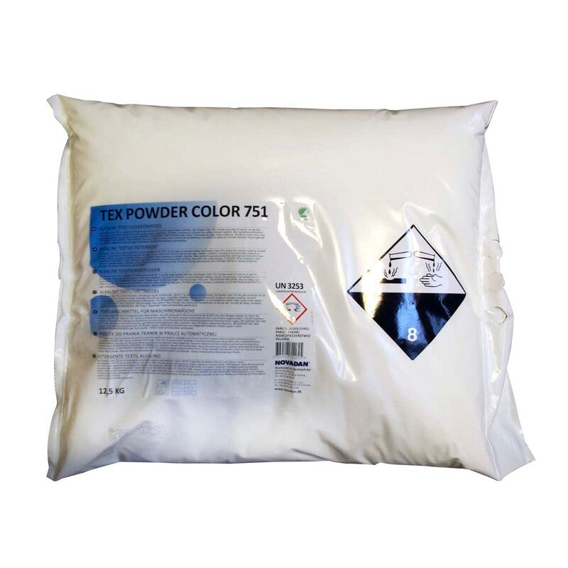 Vaskepulver, Novadan, 12,5kg TEX POWDER 751 Color