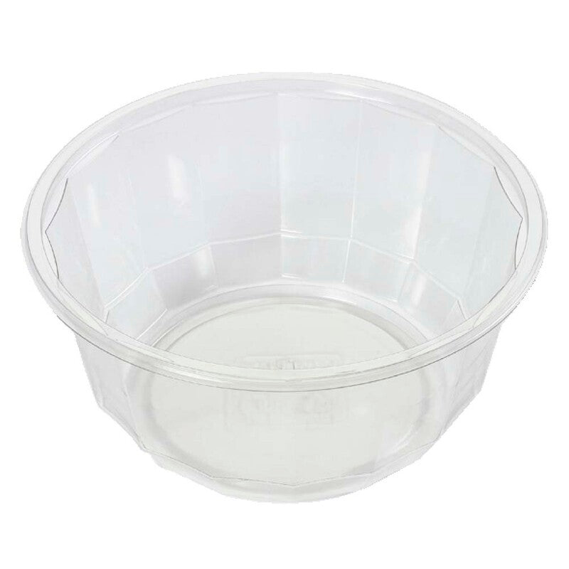 Plastbakke, Plus Pack, Rund, 1428 ml, Ø 188, højde 85, A-PET, transparent, karton a 300 stk