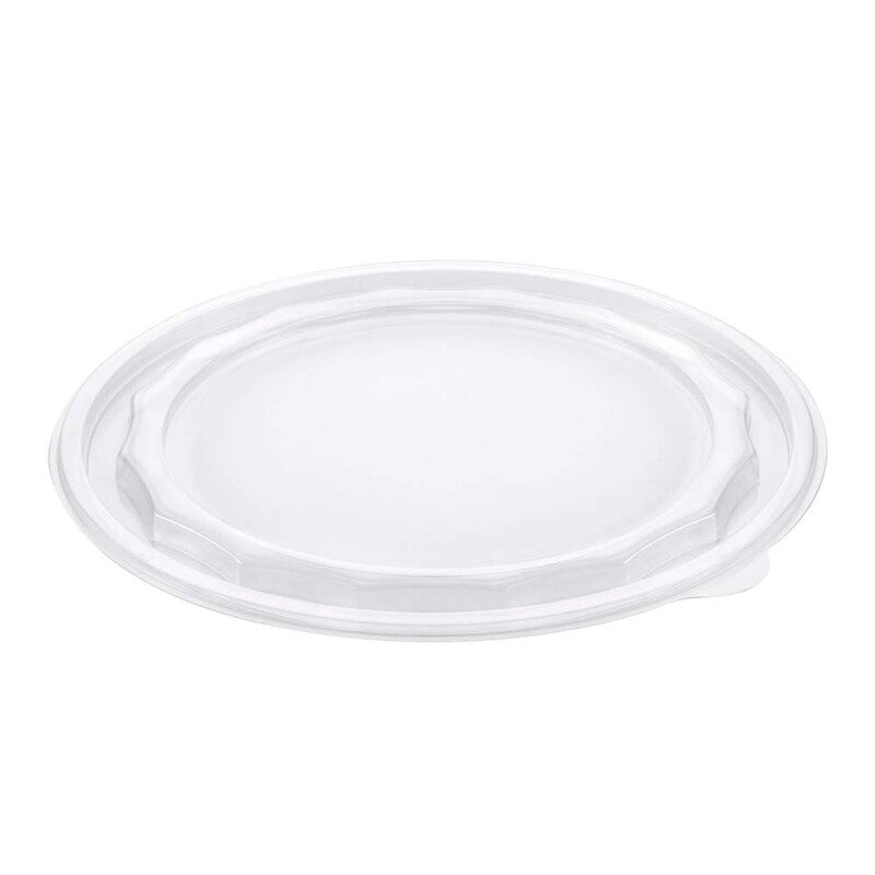 Låg t/plastbakke, Plus Pack DiamondBowl, Rund, Ø 192, højde 8, A-PET, transparent, karton a 300 stk, Fødevaregodkendt