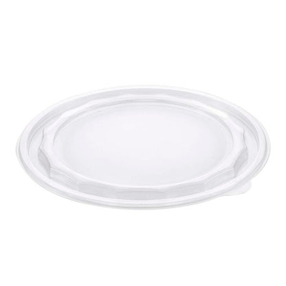Låg t/plastbakke, Plus Pack DiamondBowl, Rund, Ø 192, højde 8, A-PET, transparent, karton a 300 stk, Fødevaregodkendt