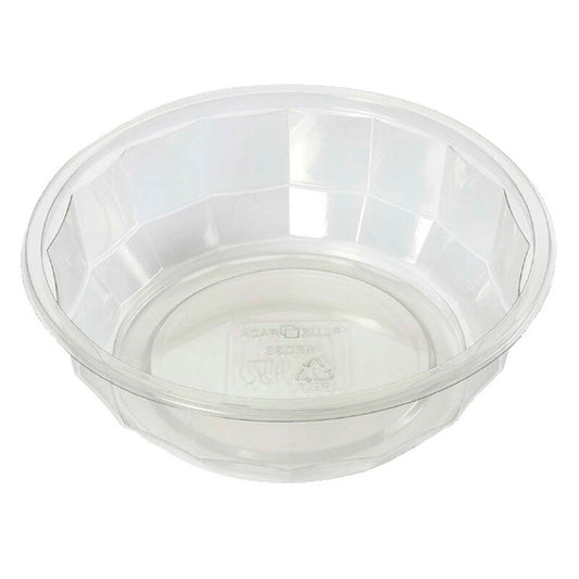 Plastbakke, Plus Pack DiamondBowl, Rund, 952 ml, Ø 188, højde 60, RPET, transparent, karton a 300 stk