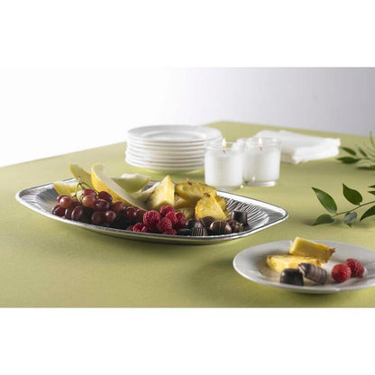 Cateringfad, Plus Pack, Rektangulær, 430 x 287 x 26 mm, aluminium, aluminium, Medium, pakke a 10 stk, Smooth, Fødevaregodkendt