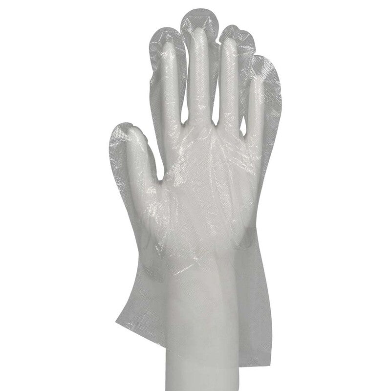 Engangshandsker, L PE ekstra kraftig, LD-PE, transparent, pakke a 100 stk