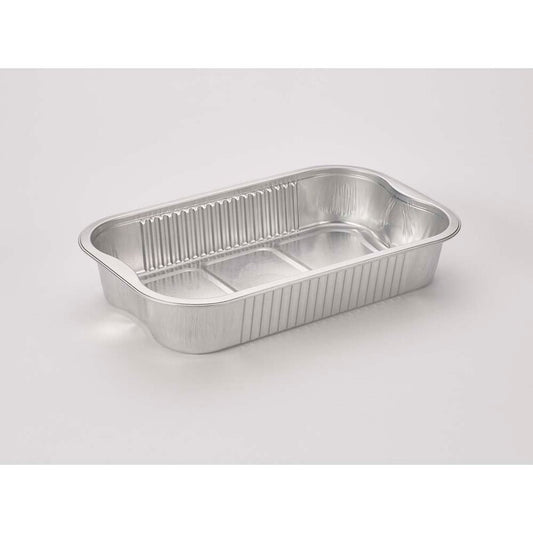 Foliebakke, Plus Pack Ready2Cook, Rektangulær, 1400 ml, 265x162x47mm, aluminium, aluminium, pakke a 150 stk