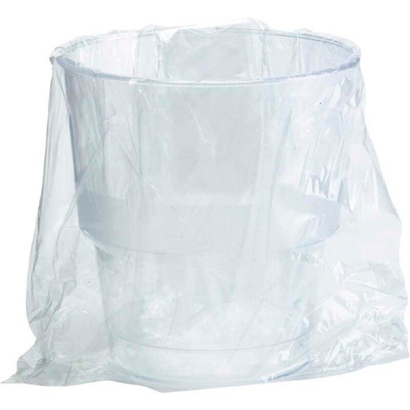 Plastglas, Duni, Rund, indvendig diameter 80.0 mm, PS, transparent, Single-wrapped, pose med 1050 stk, Fødevaregodkendt