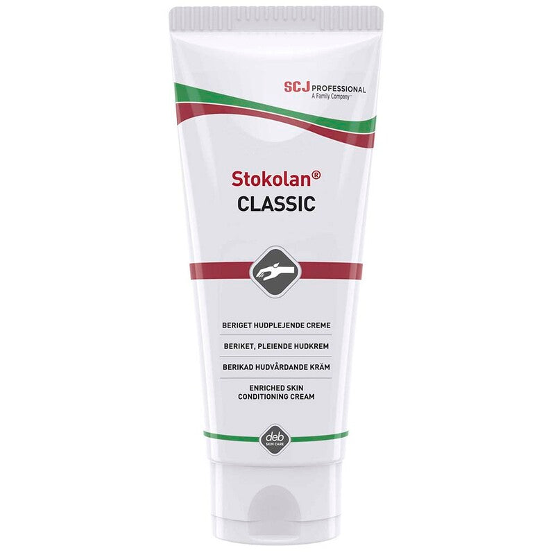 Håndcreme, Deb, Stokolan Classic, Rør, 100 ml, hvid