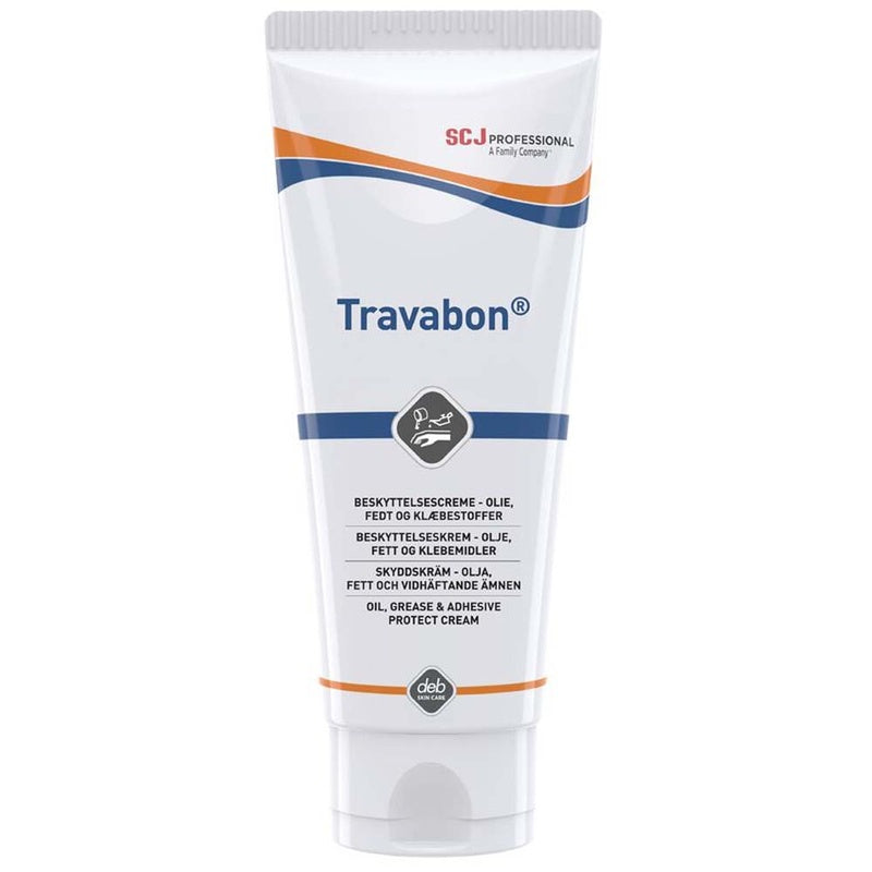 Håndcreme, Deb, Travabon, Før arbejde beskyttelsescreme, Rør, 100 ml