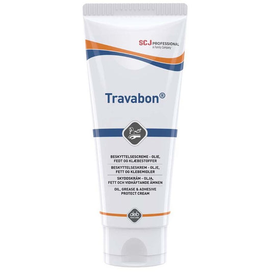 Håndcreme, Deb, Travabon, Før arbejde beskyttelsescreme, Rør, 100 ml