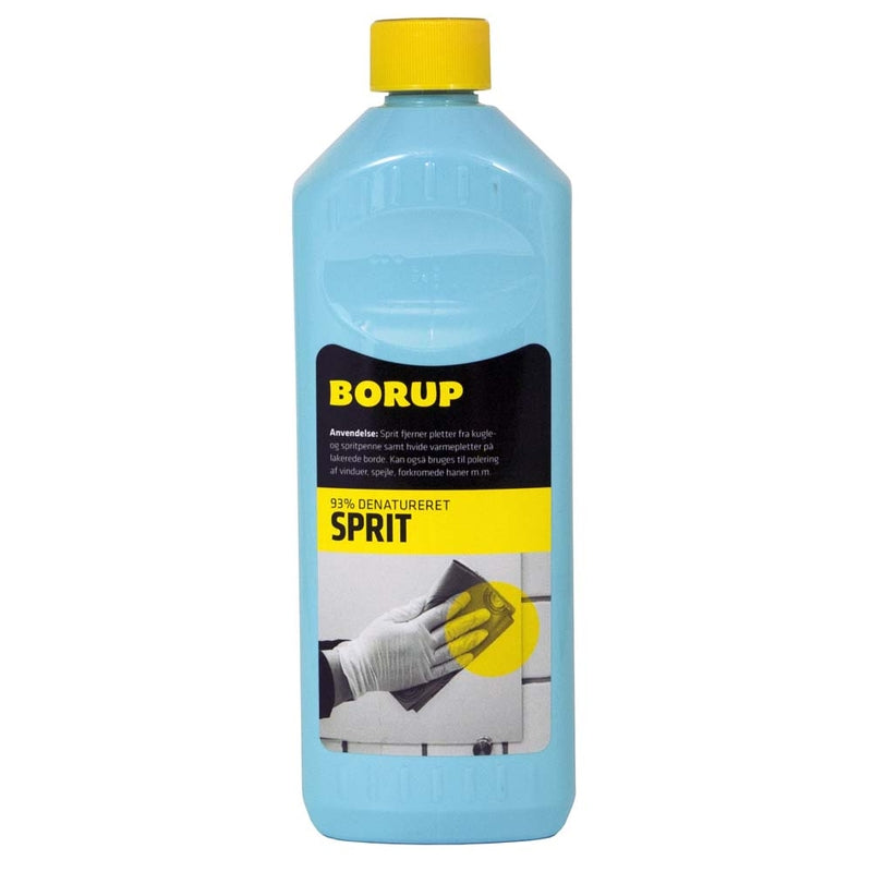 Solvents, Borup, Alcohol 93% sdenatured, 500 ml