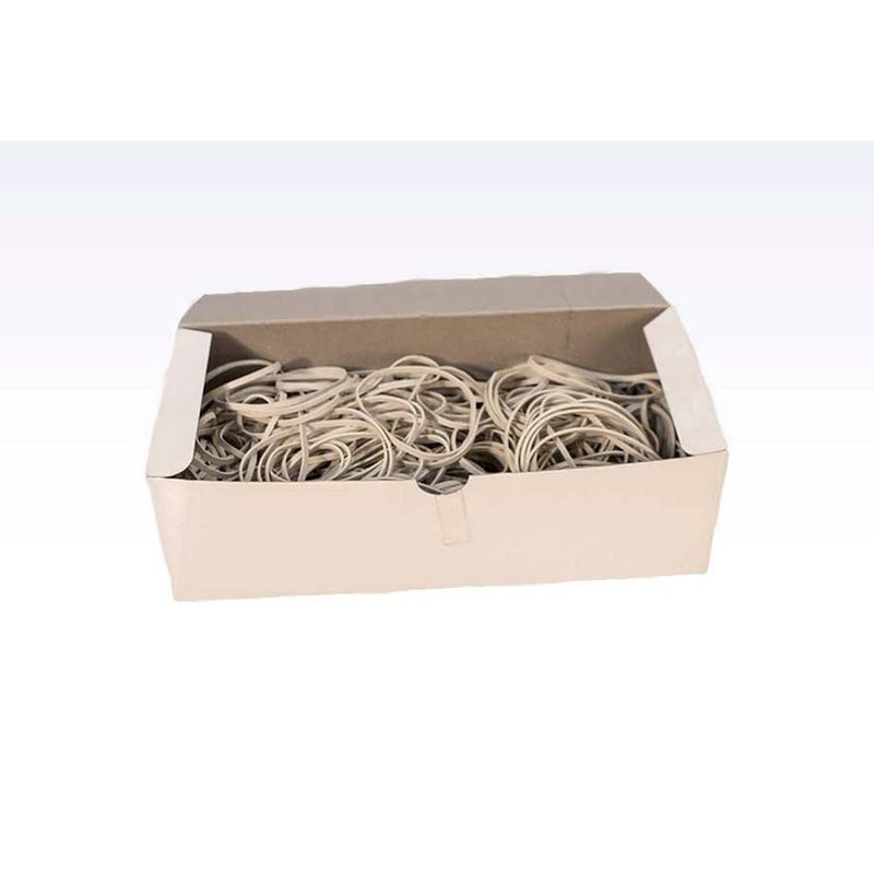 Gummibånd, 220 mm x 5 mm, gummi, gul, rullevægt: 0.50 kg, pakke med 500 g
