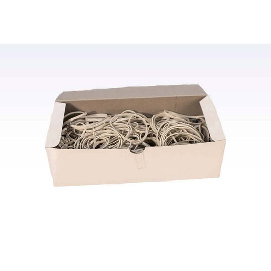 Gummibånd, 220 mm x 5 mm, gummi, gul, rullevægt: 0.50 kg, pakke med 500 g