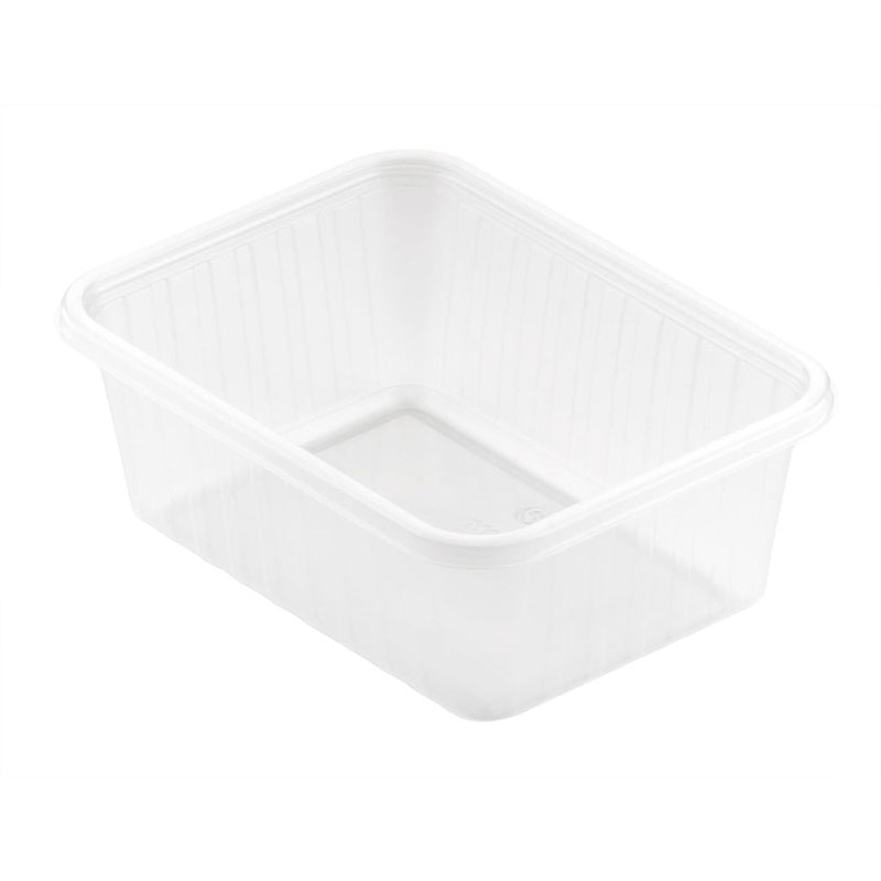 Plastbakke, Duni Fixpack, 500 ml, 146x110x54mm, PP, transparent, karton a 500 stk