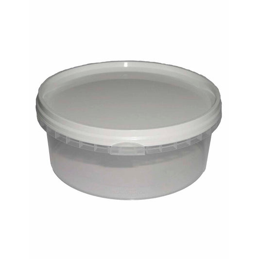 Plastbøtte, Handy-lock, Rund, 390 ml, Ø 122, højde 50, PP, transparent, karton a 560 stk