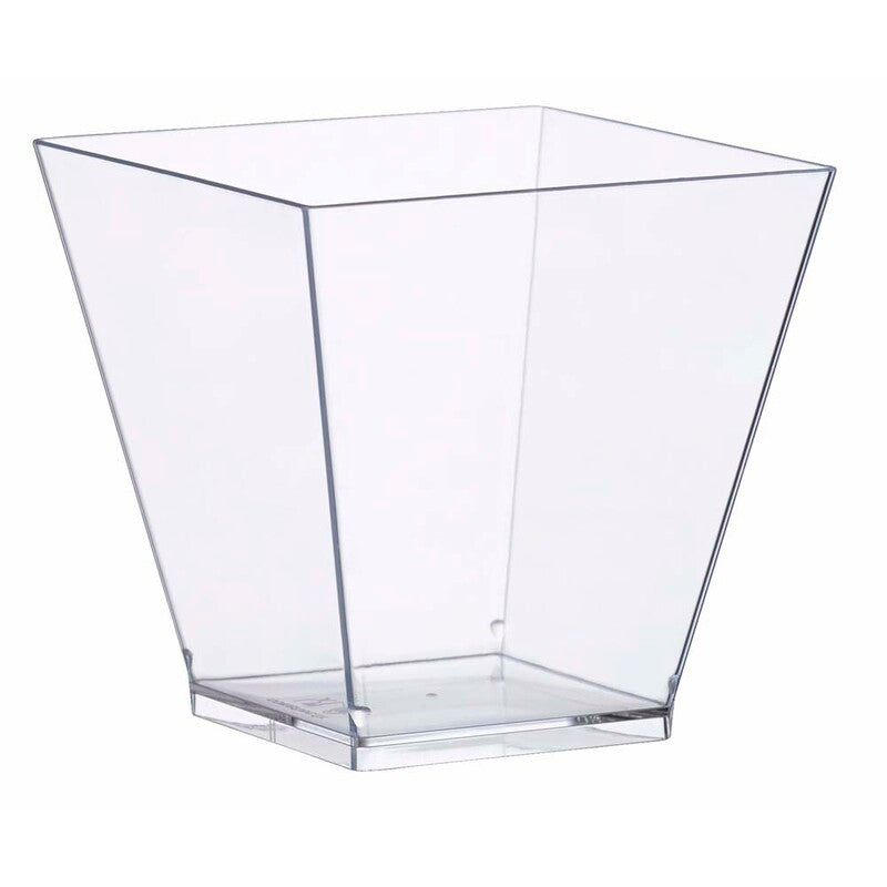 Dessertbæger, Kova, 220 ml, 72x72x72mm, PS, transparent, karton a 400 stk