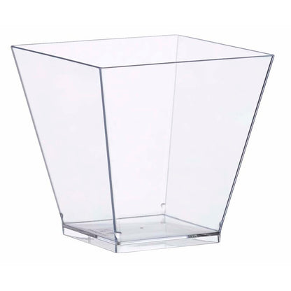 Dessertbæger, Kova, 220 ml, 72x72x72mm, PS, transparent, karton a 400 stk