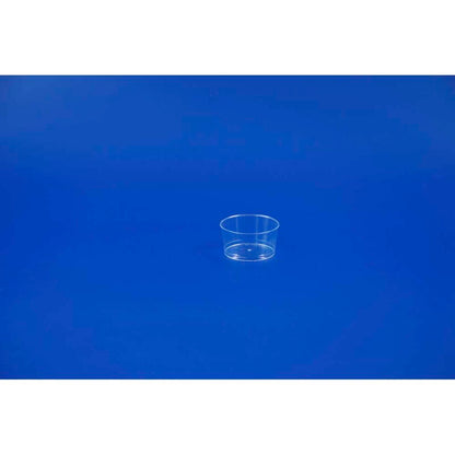 Dressingbæger, Rund, 40 ml, Ø 51, højde 26, HIPS-High Impact Polystyrene, transparent, karton a 2000 stk