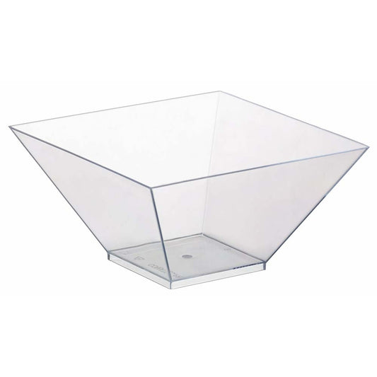 Salatbowle, Rund, 550 ml, 130x130x700mm, PS, transparent, karton a 100 stk