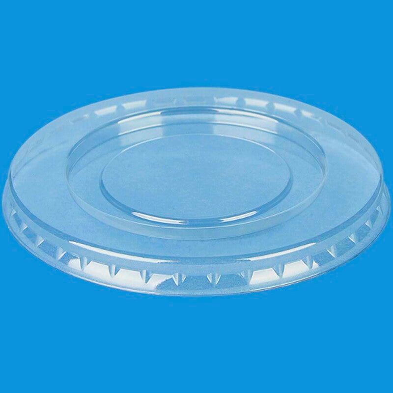 Låg t/dressingbæger, Rund, kapacitet 90, Ø 74, højde 10, A-PET, transparent, 3 oz, pakke a 100 stk, Fødevaregodkendt